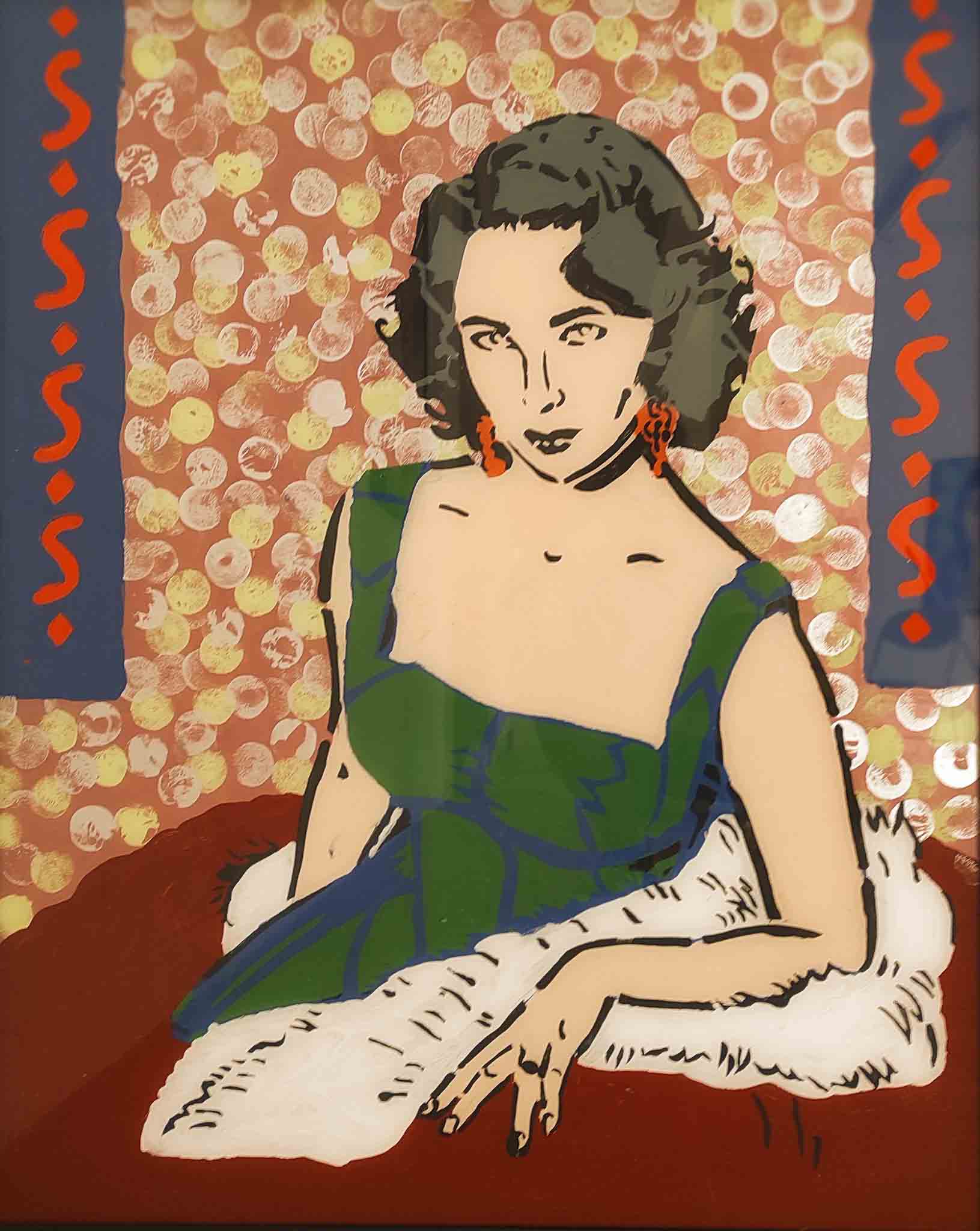 Elizabeth Taylor I, 2022, 100x80 cm